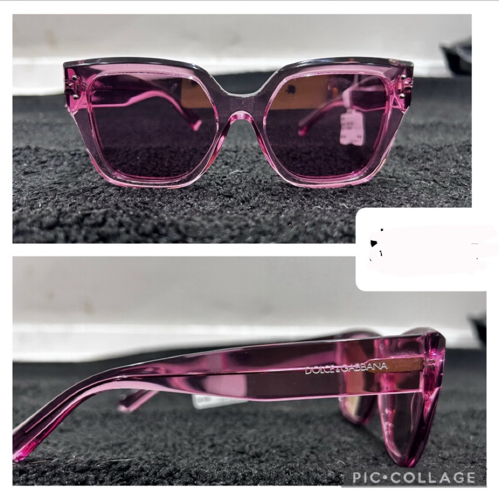 Dolce & Gabbana Pink Fashion Glasses